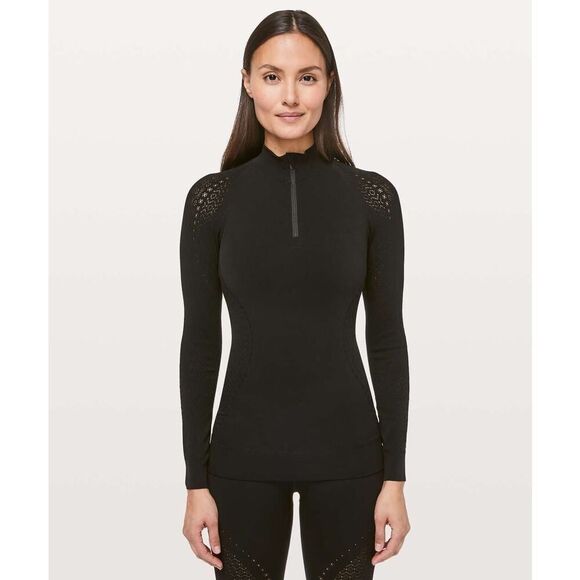 Lululemon Reveal 1/2 Zip *Mindful Motion in Black - Picture 1 of 14